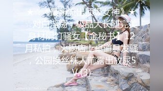 ★☆《最新流出顶级女神》★☆对白淫荡，极品大长腿完美身材阴钉骚女【金秘书】12月私拍，火锅店上桌道具发骚，公园换丝袜人前露出放尿5V (3)